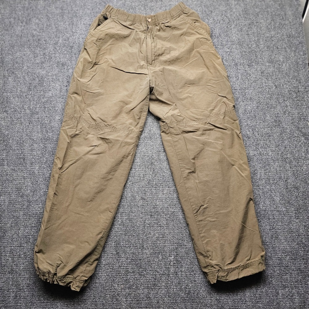 Outer Rim Mens Hiking Pants Medium Green Cotton Nylon Mesh Lined Cargo Utility
